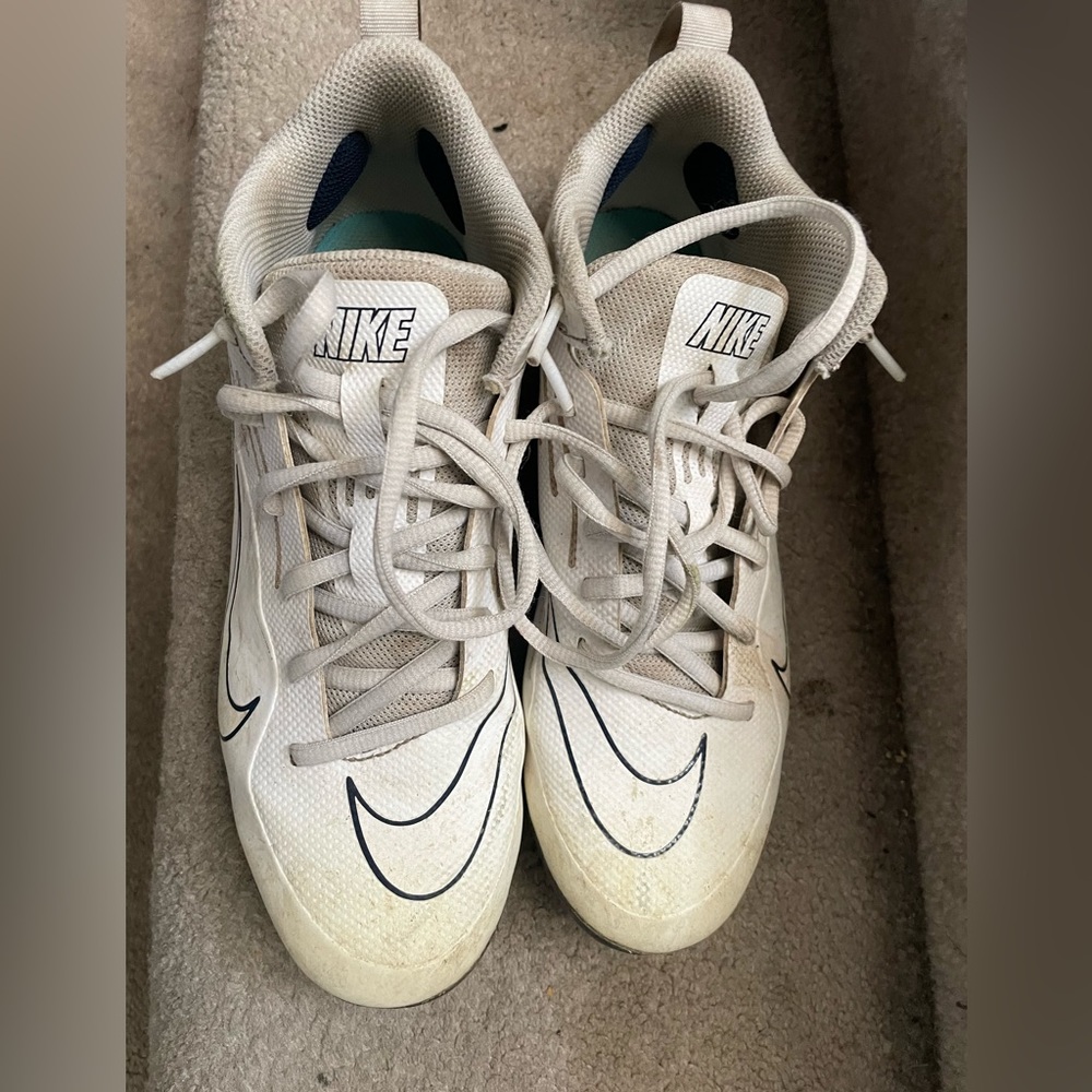 Nike huarache low cut lacrosse/football cleats men size 8